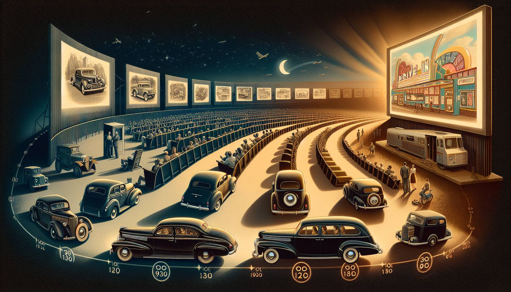 Pennsylvania couple preserves oldest drive-in theater in the world: image