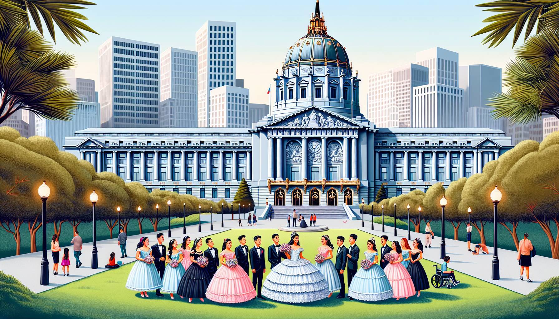 San Francisco City Hall Attracts Quinceañera Photoshoots: image