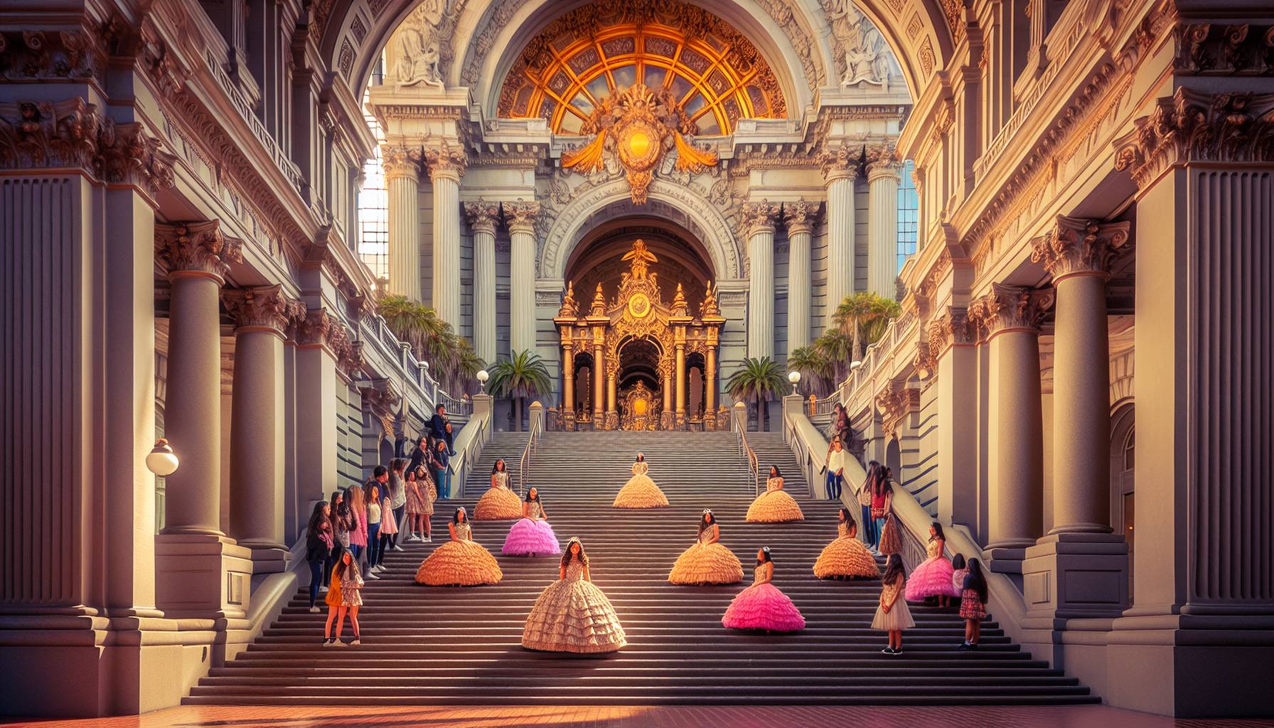 San Francisco City Hall Attracts Quinceañera Photoshoots: image