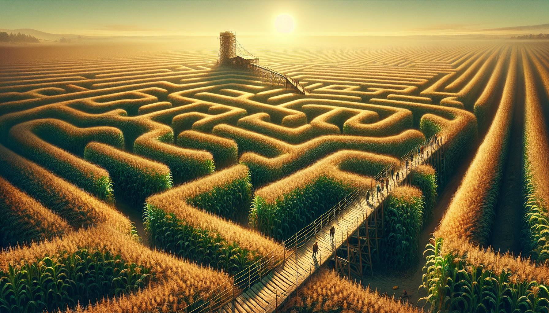 Owner of World's Largest Corn Maze Emphasizes Fun in Getting Lost: image