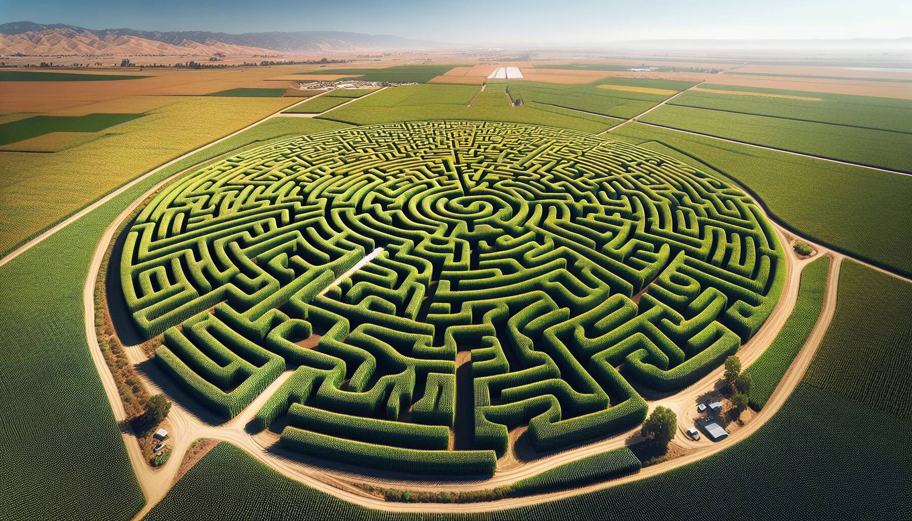 Owner of World's Largest Corn Maze Emphasizes Fun in Getting Lost: image