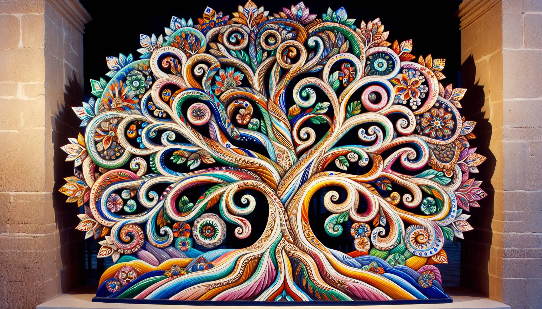 Mexican Artisan Crafts Trees of Life for Popes cover