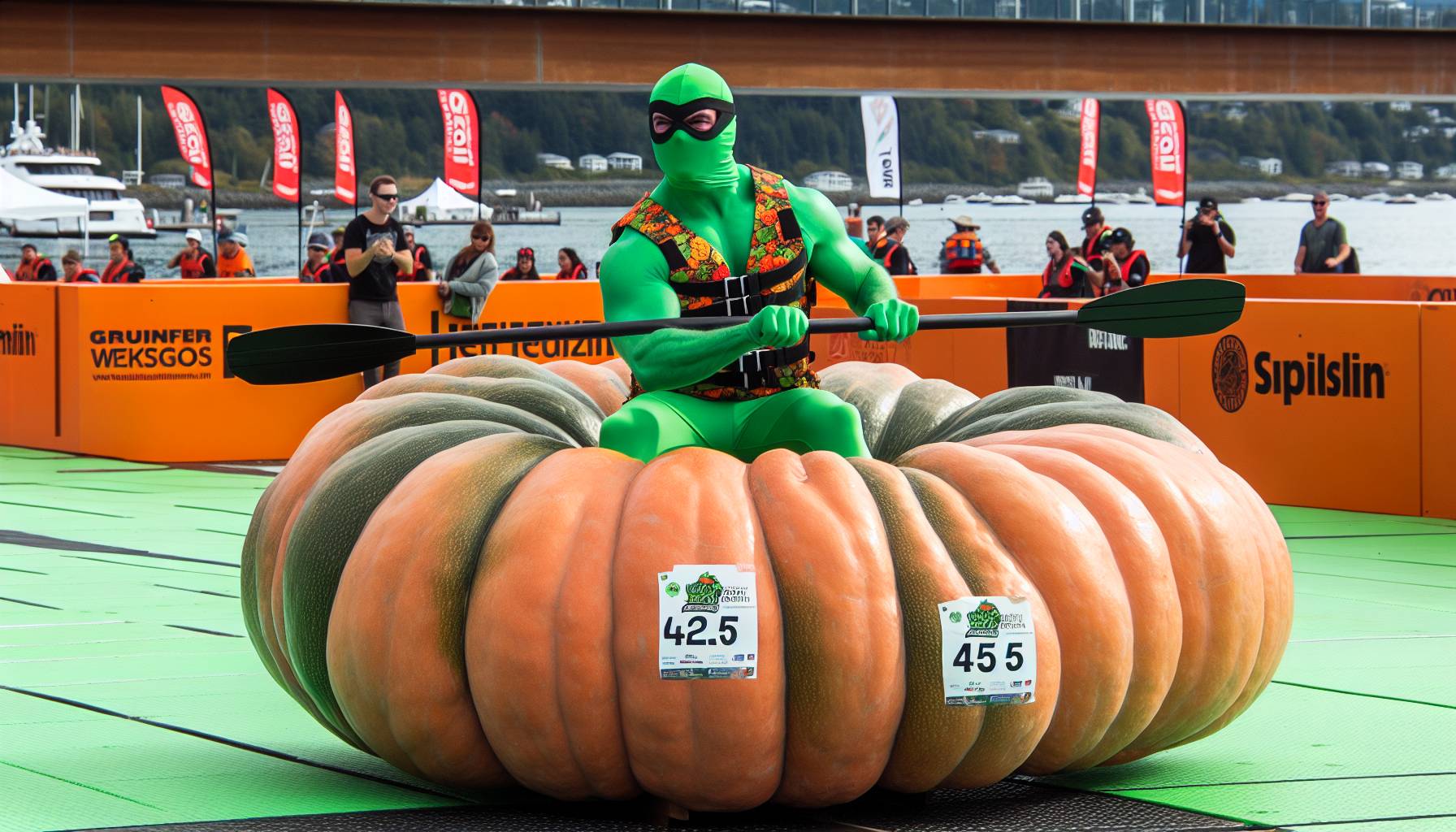 Kayak Pumpkin Regatta Draws Crowds in Oregon: image