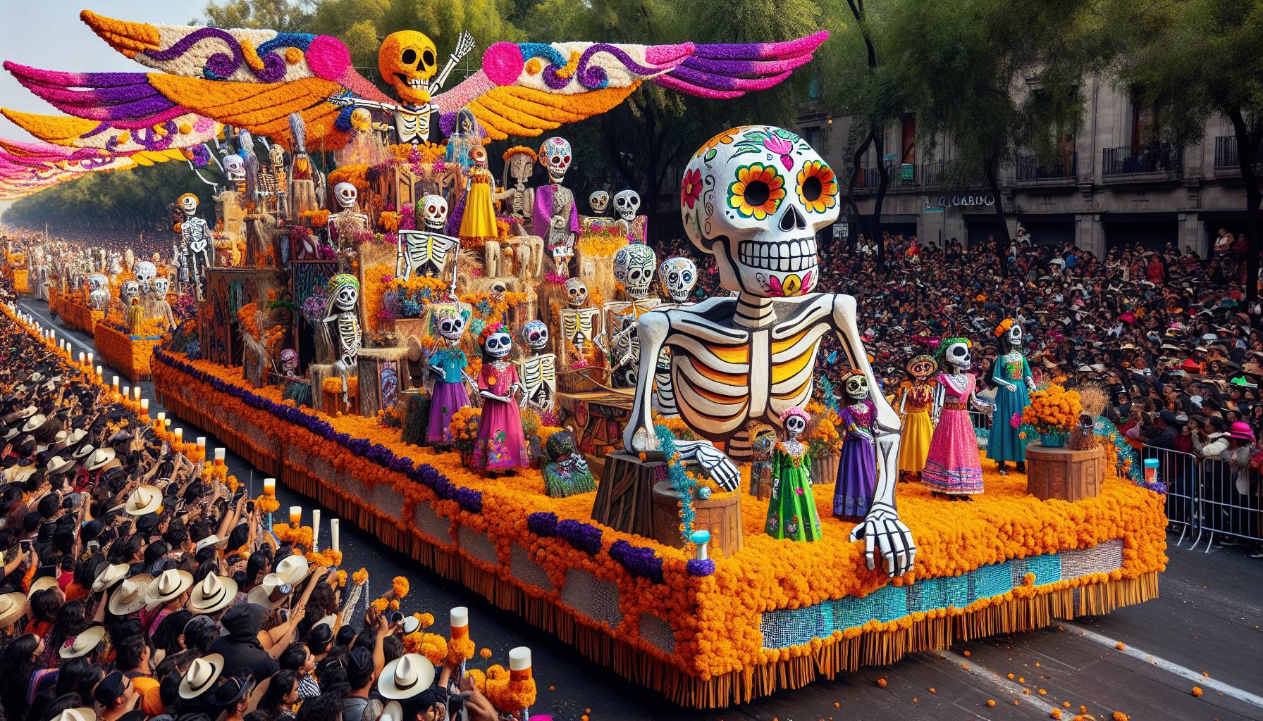Mexican American Families Celebrate Day of the Dead: image