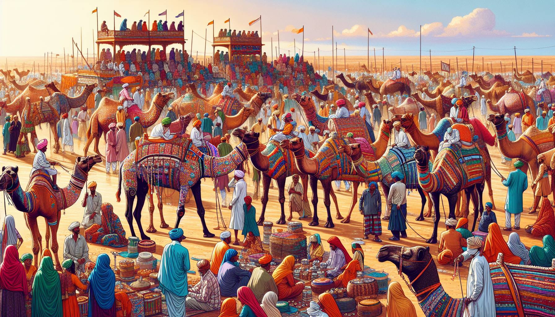 The Annual Pushkar Camel Fair in India cover