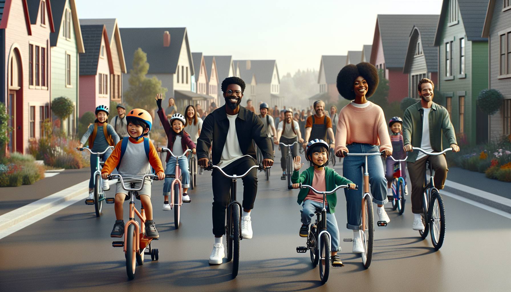 Families Form 'Bike Bus' for Kids to Cycle to School Together: image