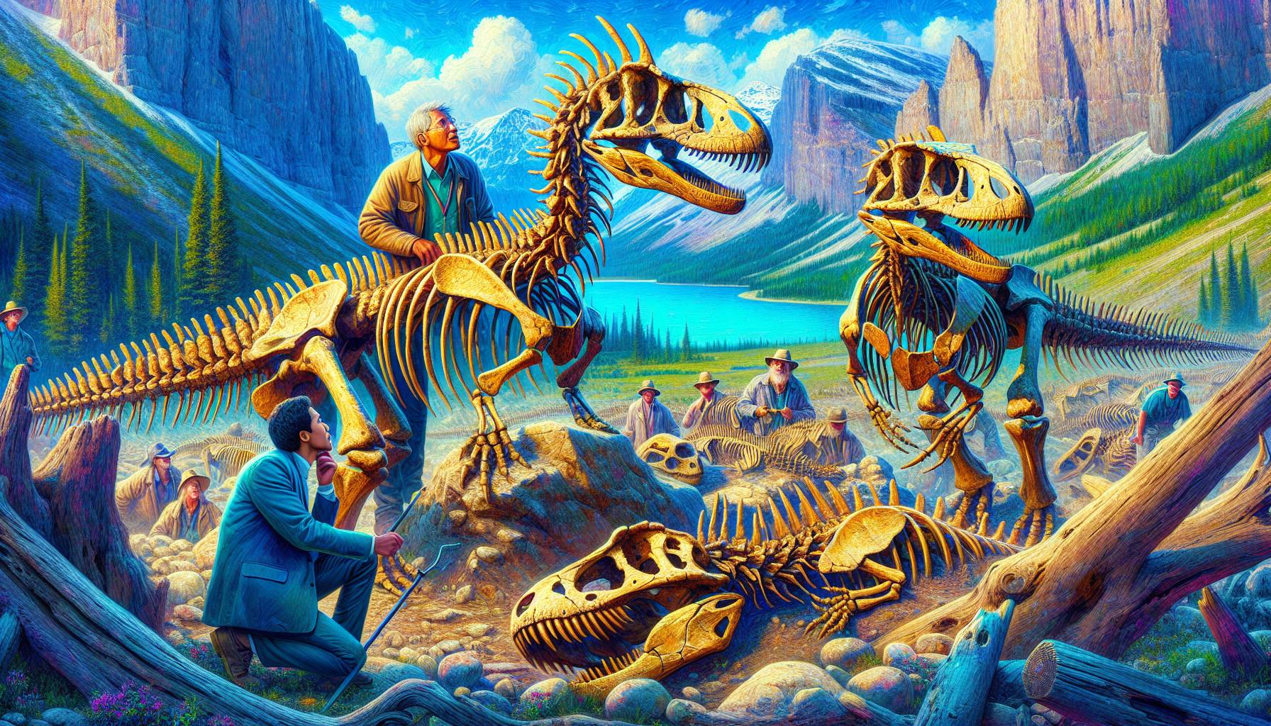 Rare Duck-Billed Dinosaur Skeletons Found in Wyoming: image