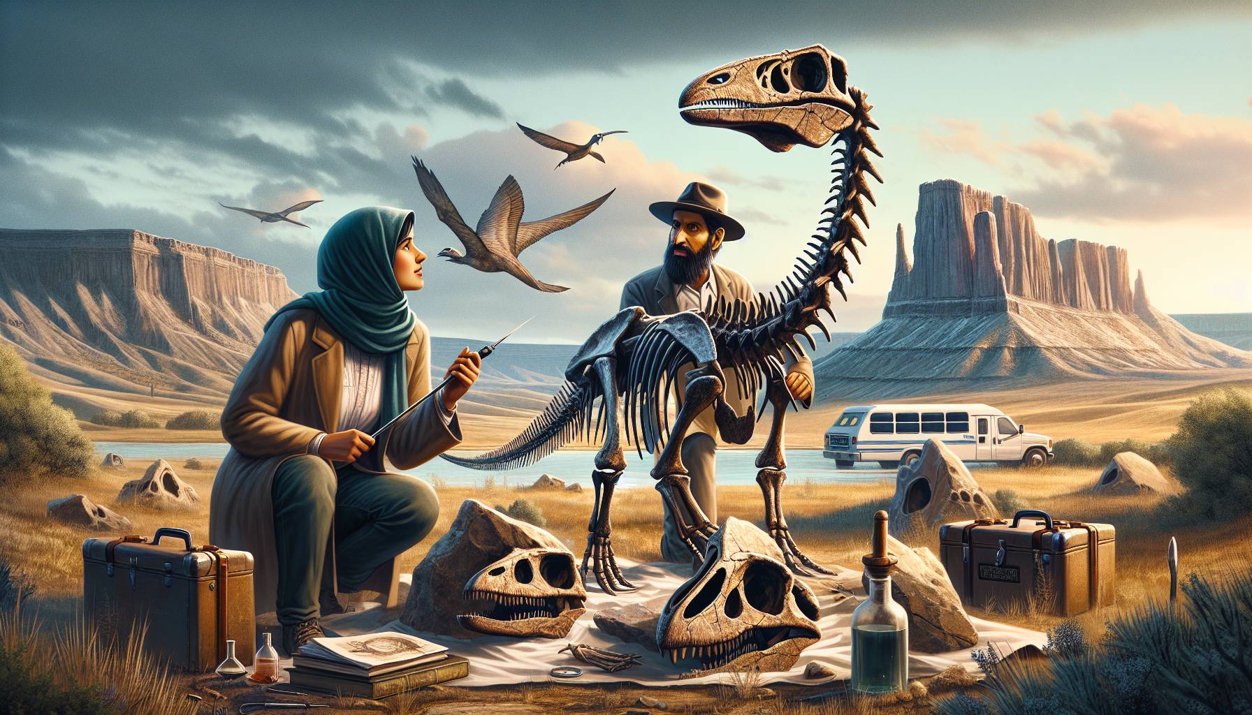 Rare Duck-Billed Dinosaur Skeletons Found in Wyoming cover