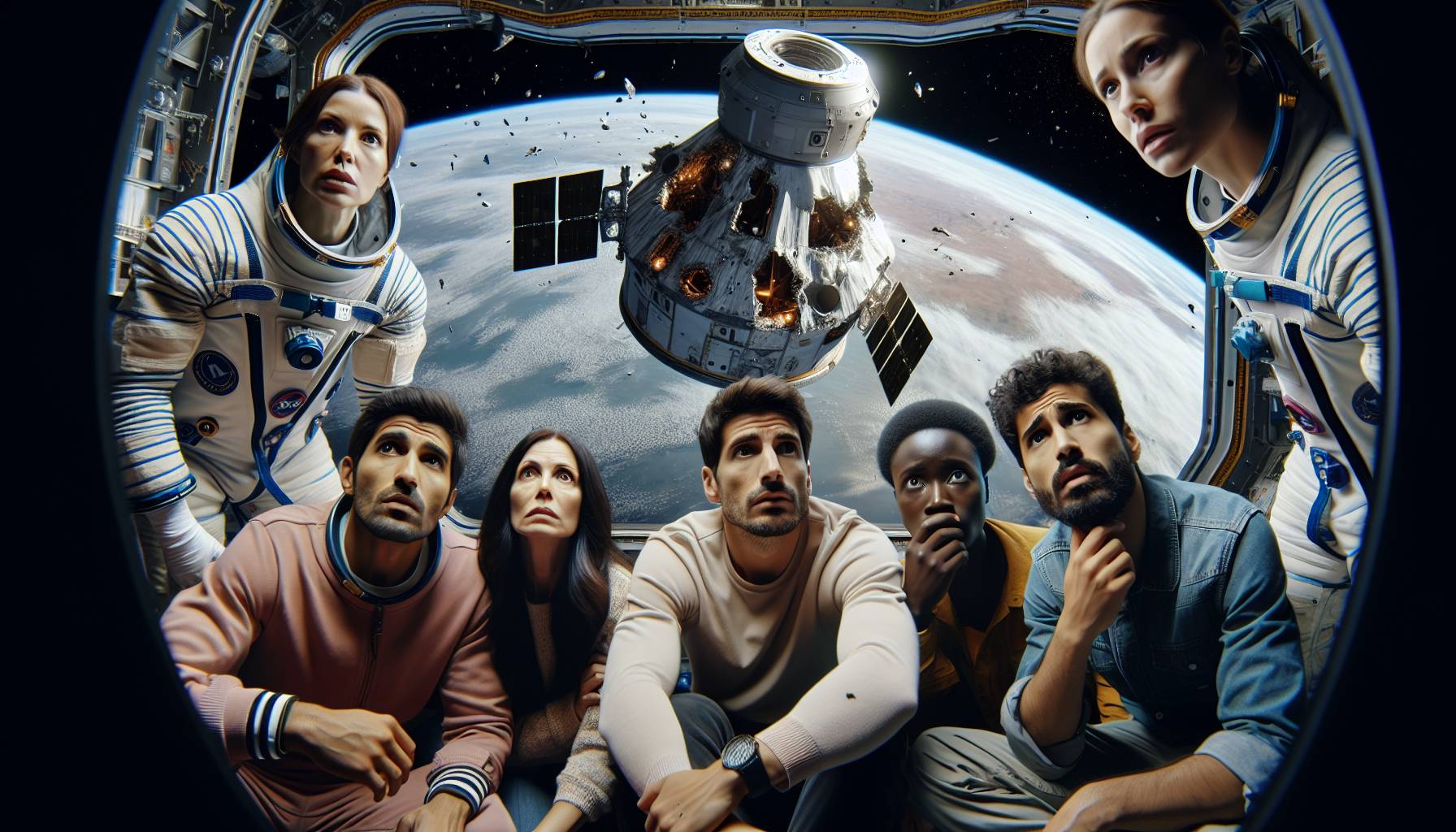 Space Debris Delays Astronauts' Return Home: image