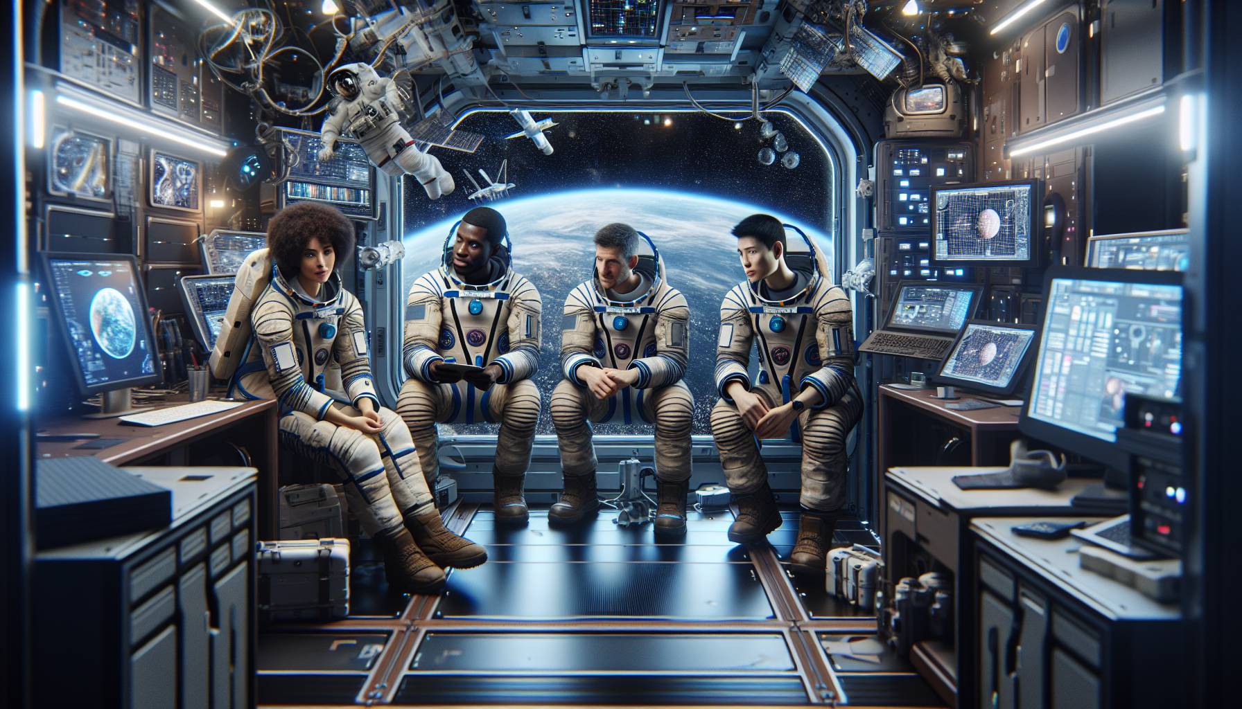 Space Debris Delays Astronauts' Return Home: image