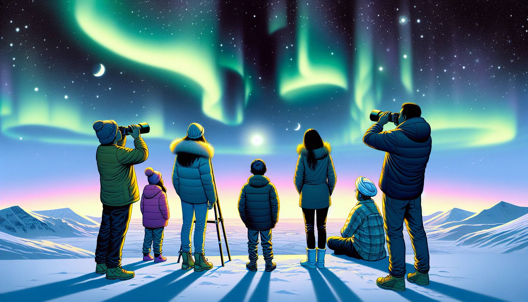 Solar Storms Bring Colorful Auroras Across the US cover