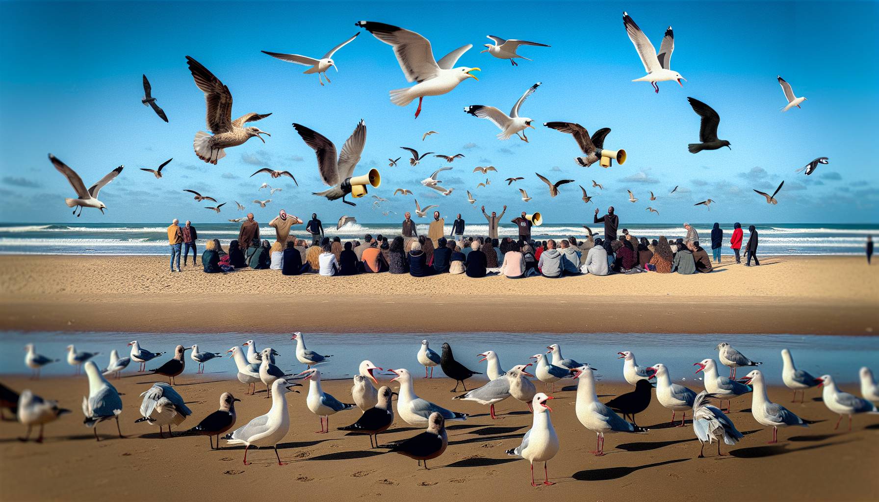 Scientists Find Best Way to Deter Hungry Gulls from Stealing Your Snack: image