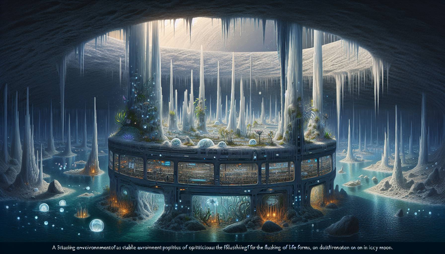 Scientists Find Potential for Life on Saturn's Moon: image