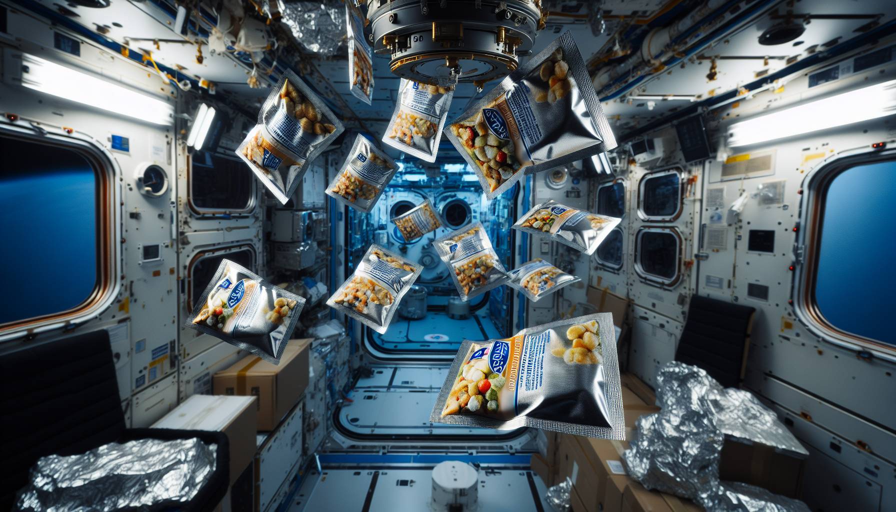 Astronauts Celebrate Thanksgiving in Space: image