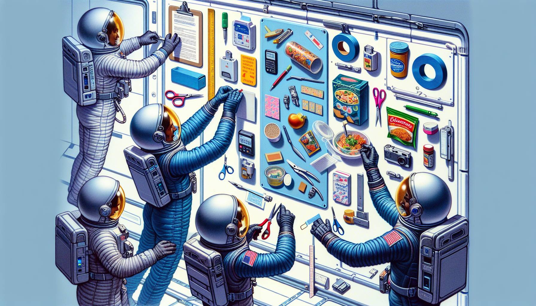 Astronauts Celebrate Thanksgiving in Space: image