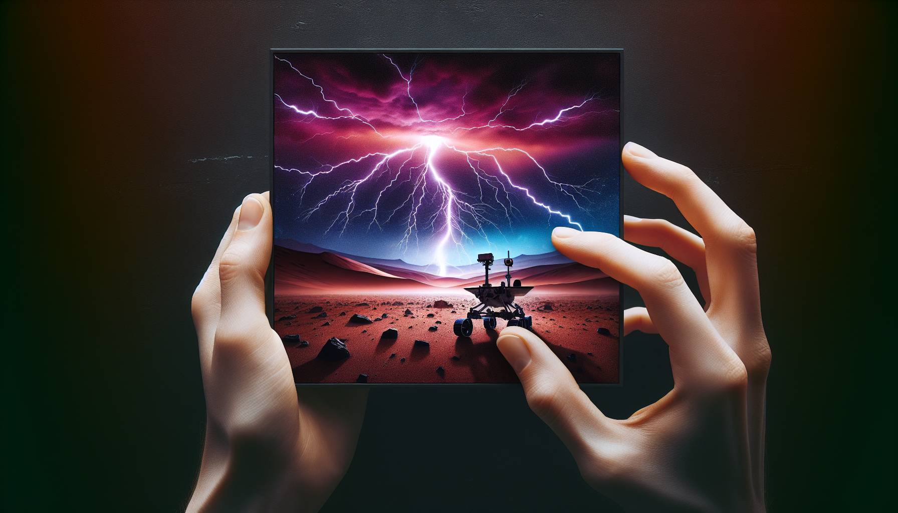 Scientists Discover 'Mini-Lightning' on Mars: image