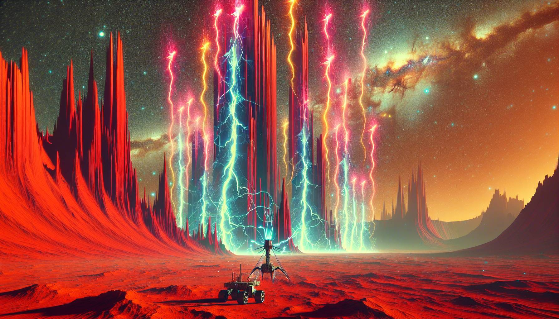 Scientists Discover 'Mini-Lightning' on Mars: image