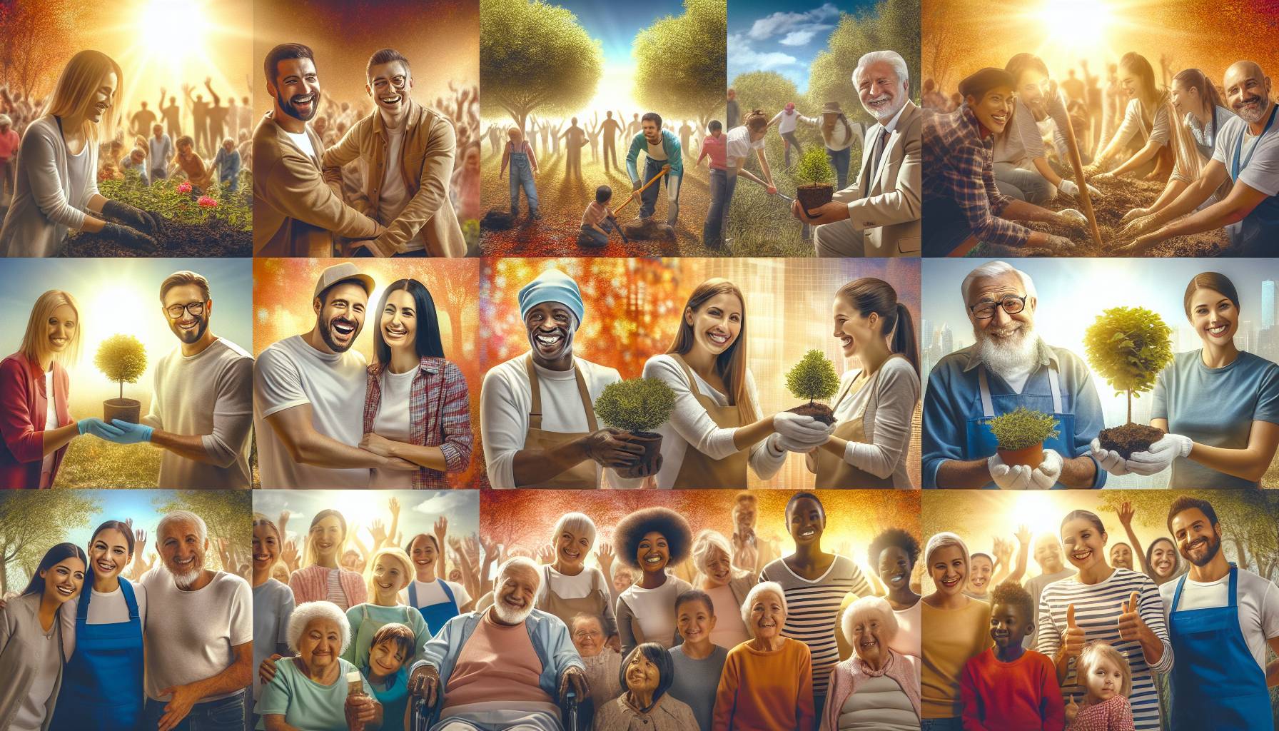 The Joy of Volunteering: Giving Back and Strengthening Community Ties cover