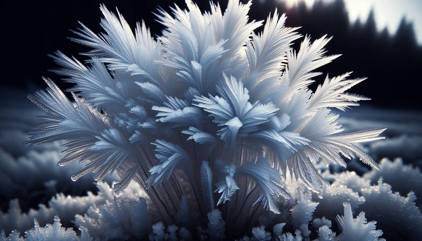 Rare Hair Ice Formations Spotted in England: image