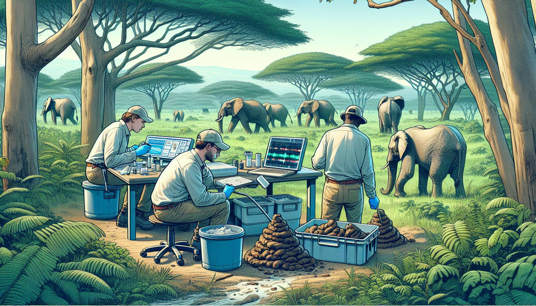 Thousands of African Forest Elephants Discovered Through DNA in Poo: image