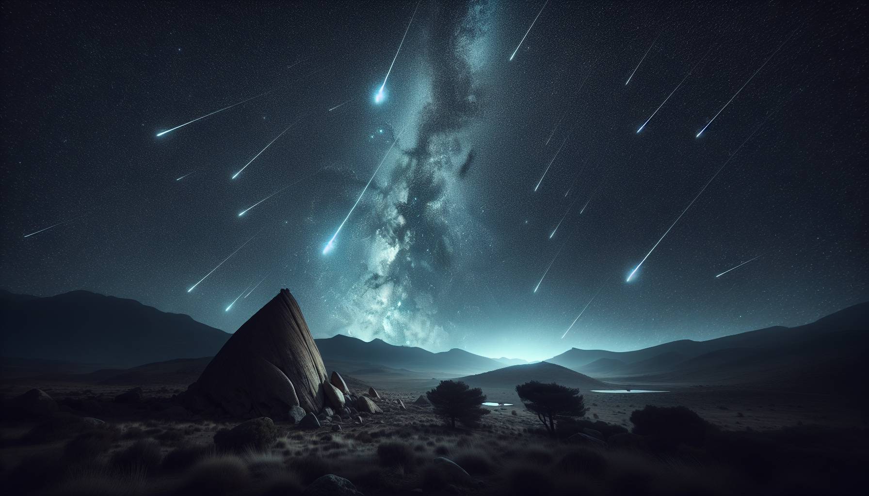 Geminid Meteor Shower: A Dazzling Display in the Night Sky: image