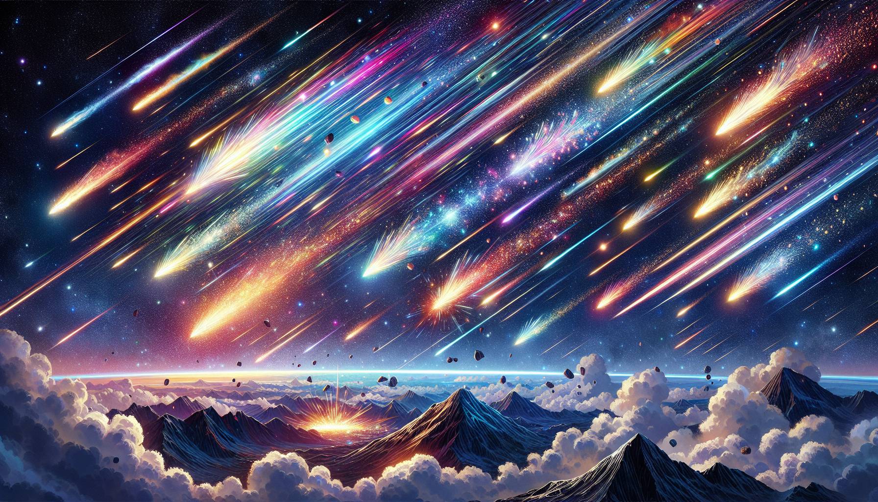 Geminid Meteor Shower: A Dazzling Display in the Night Sky: image