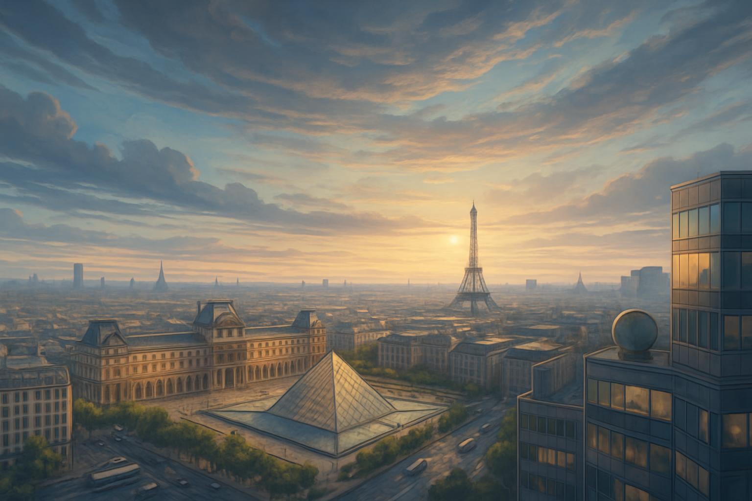 Leak at Louvre Museum Causes Damage in Paris, France cover