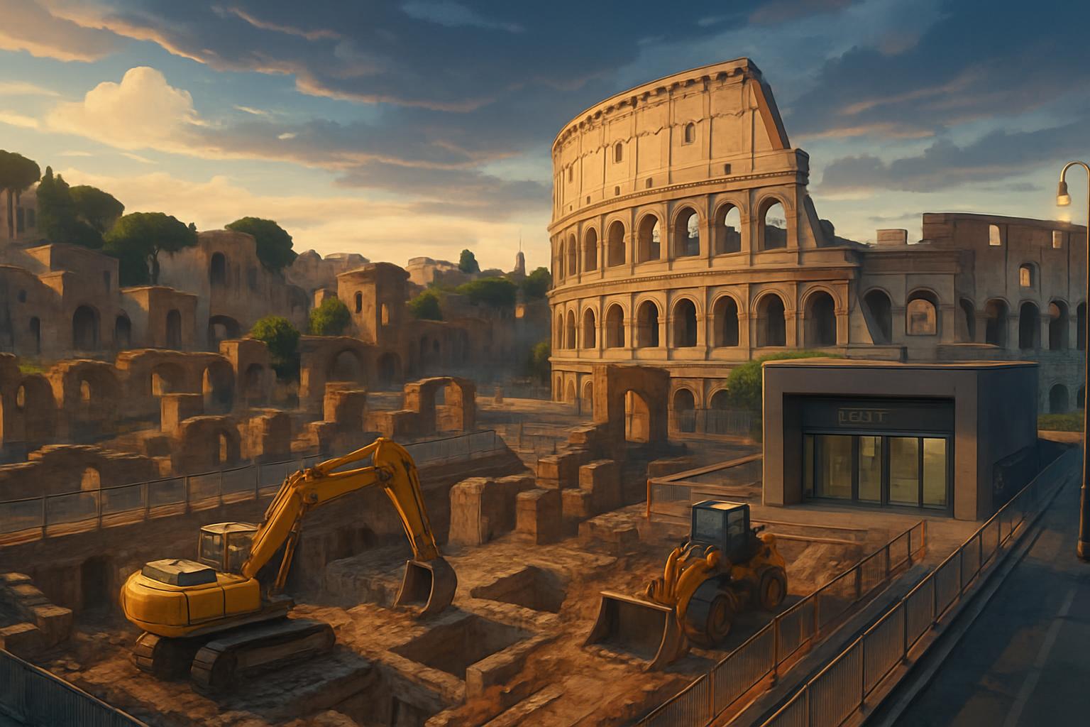 Rome Opens Metro Stations with Ancient Artifacts: image