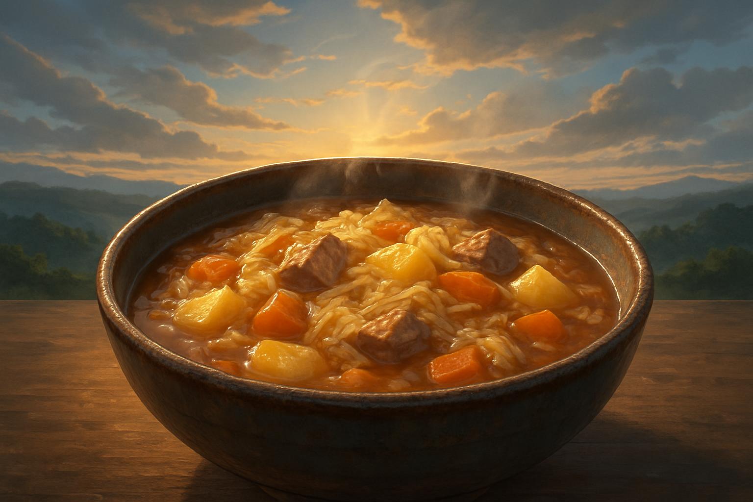 Authentic Ukrainian Sauerkraut Soup Recipe: image