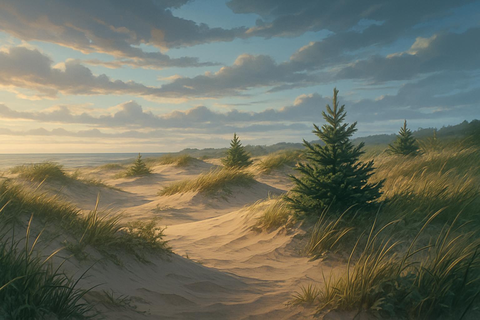 Christmas Trees Used to Boost Natural Sea Defences: image