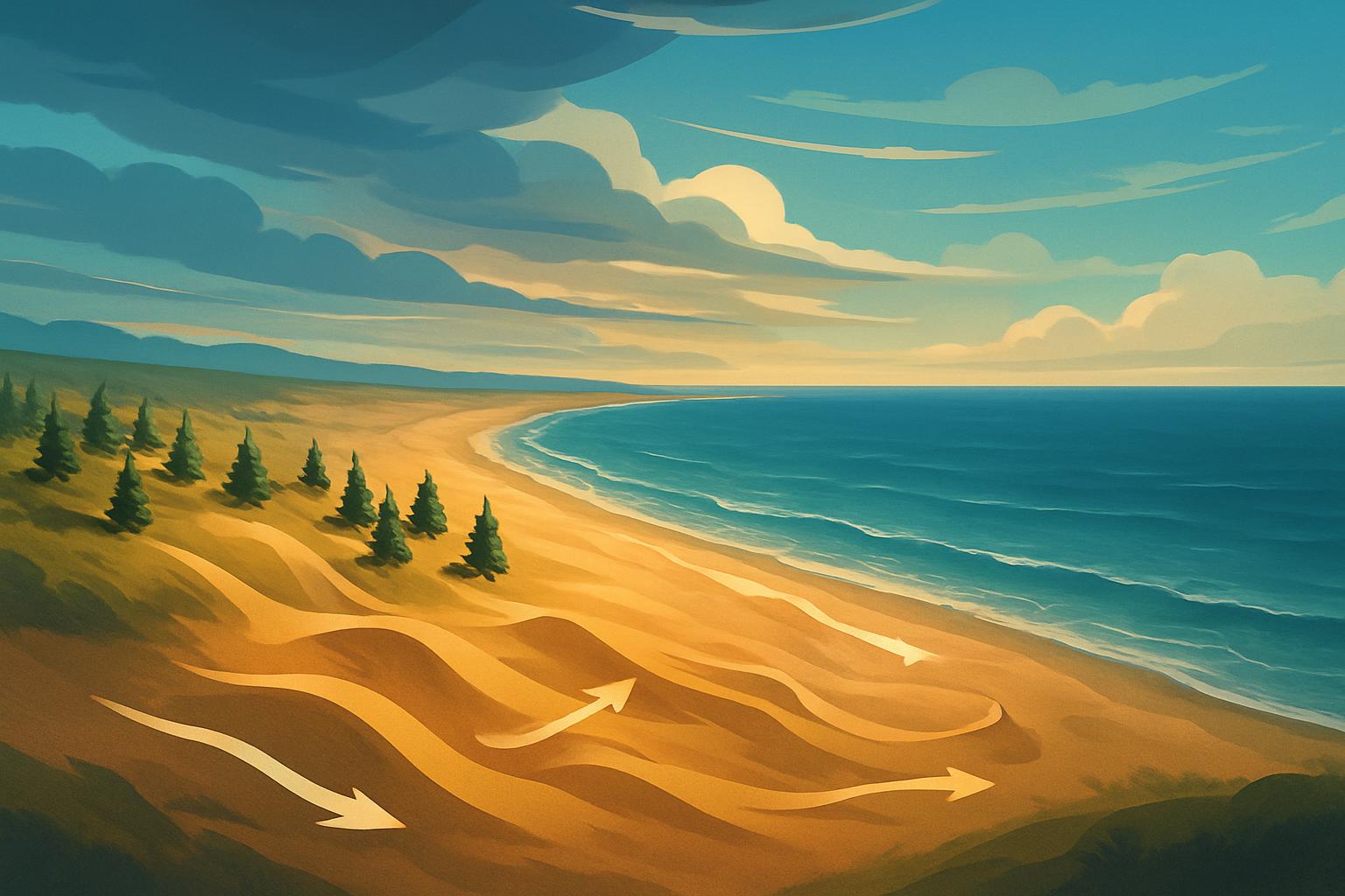 Christmas Trees Used to Boost Natural Sea Defences: image