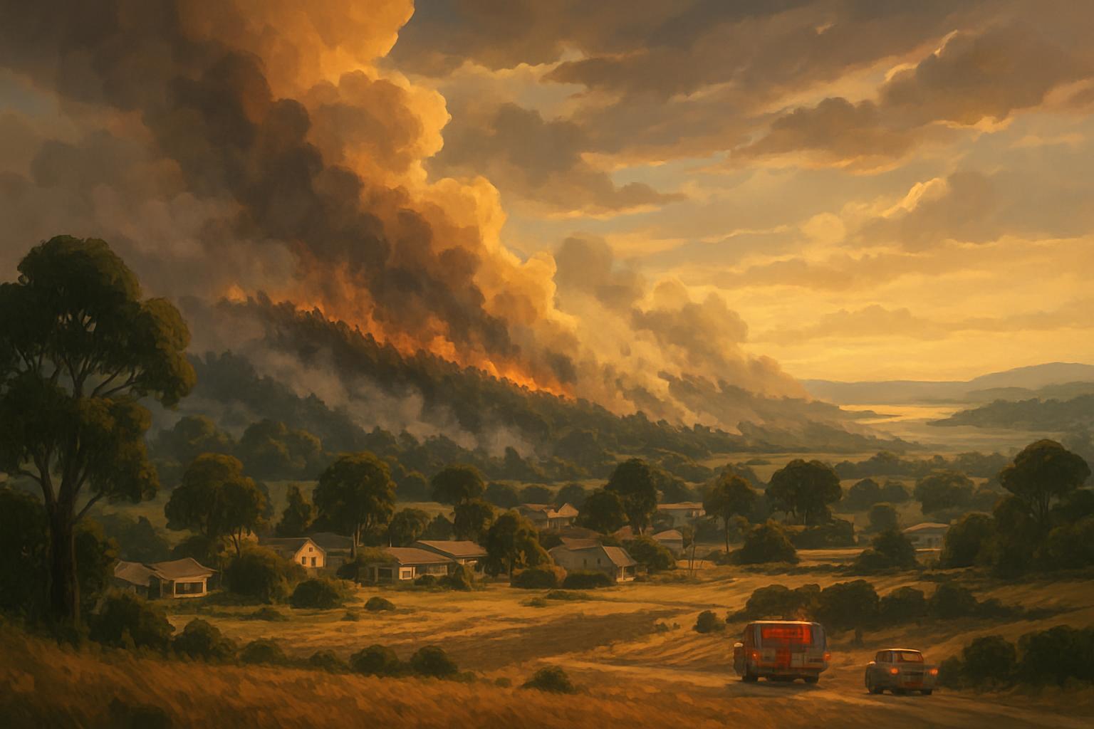 Bushfires in Australia Lead to School Closures and Evacuations: image