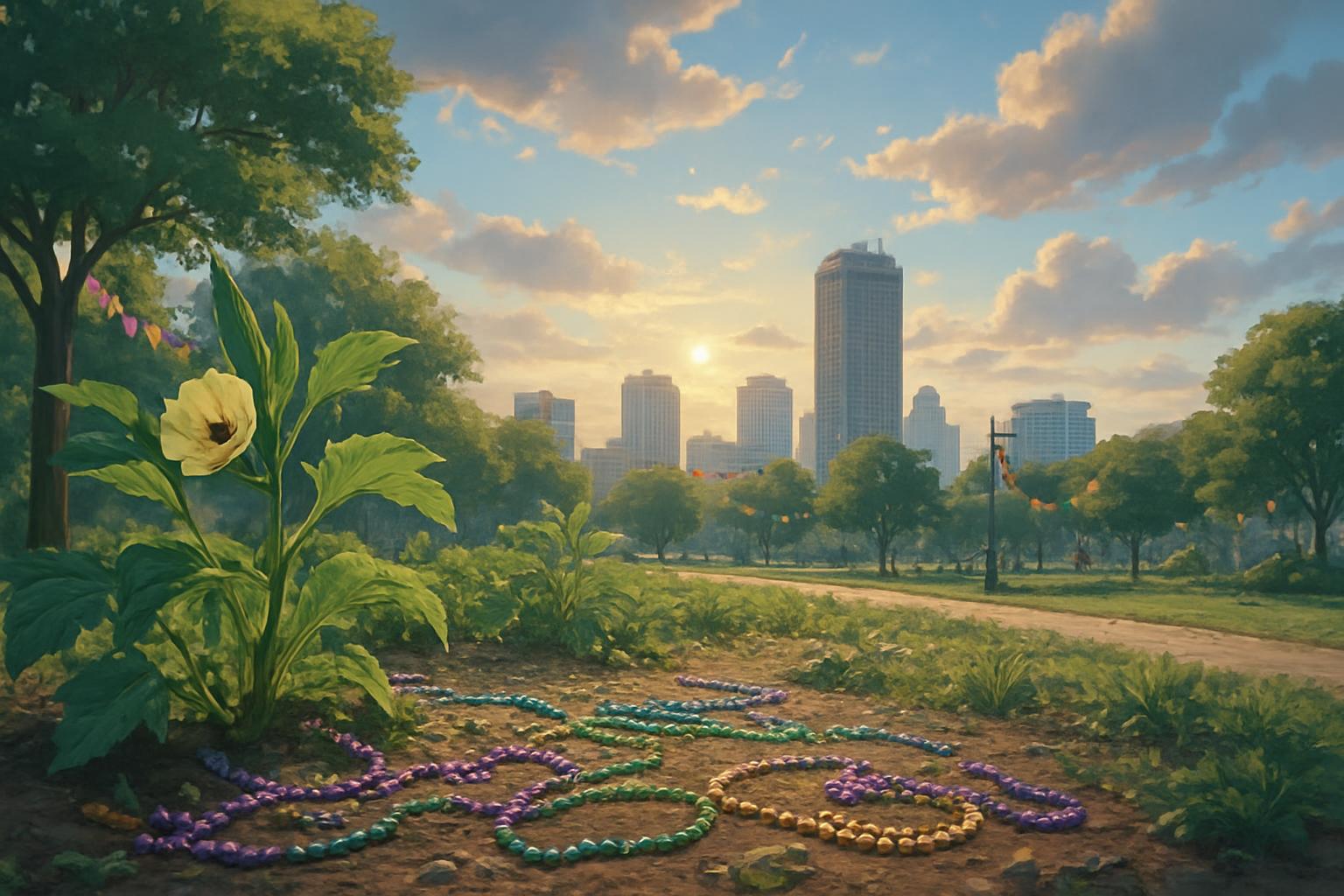 Mardi Gras Beads Get Eco-Friendly Makeover in New Orleans: image