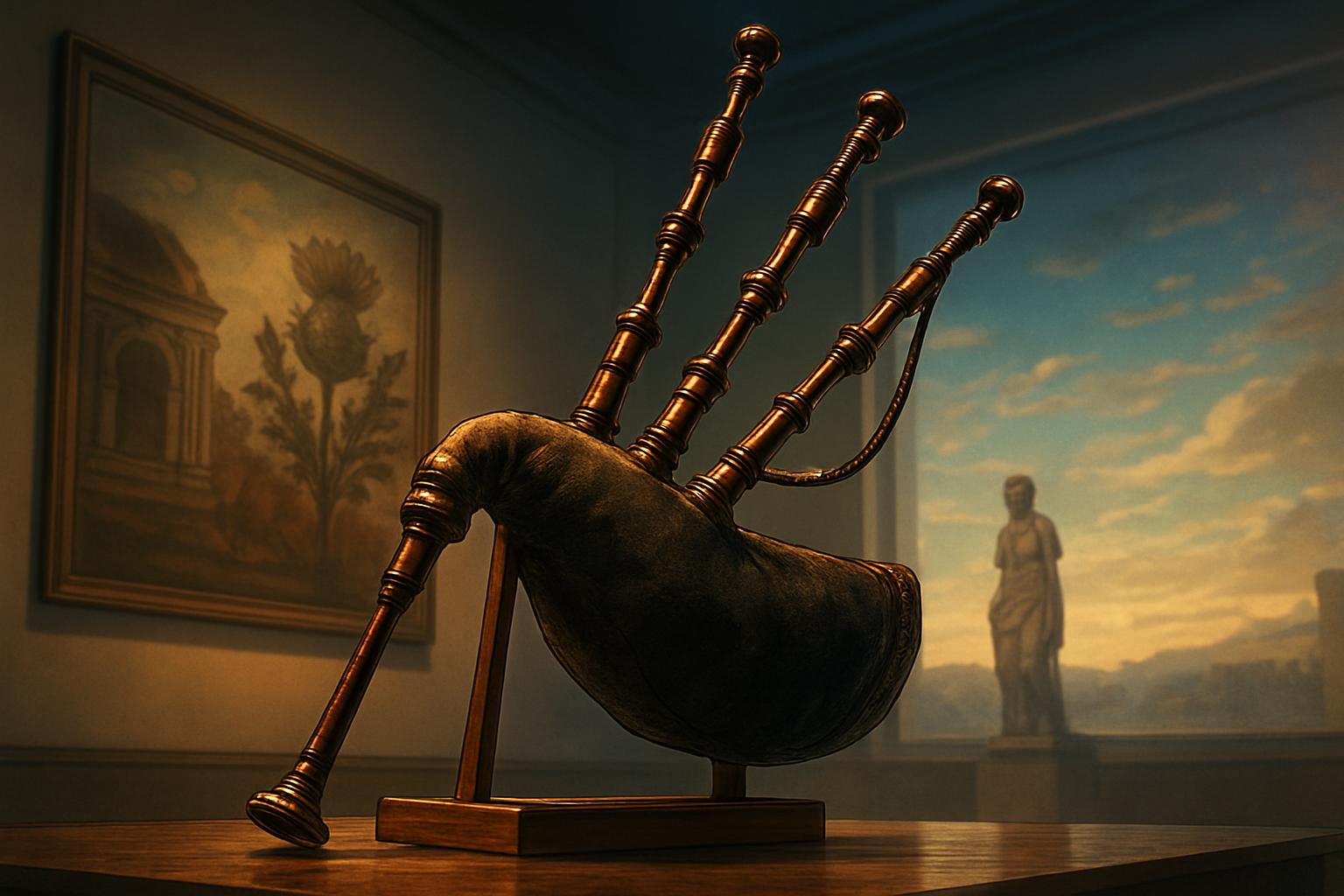 Italian Bagpipers Put a Twist on Scottish Tradition at Winter Olympics: image