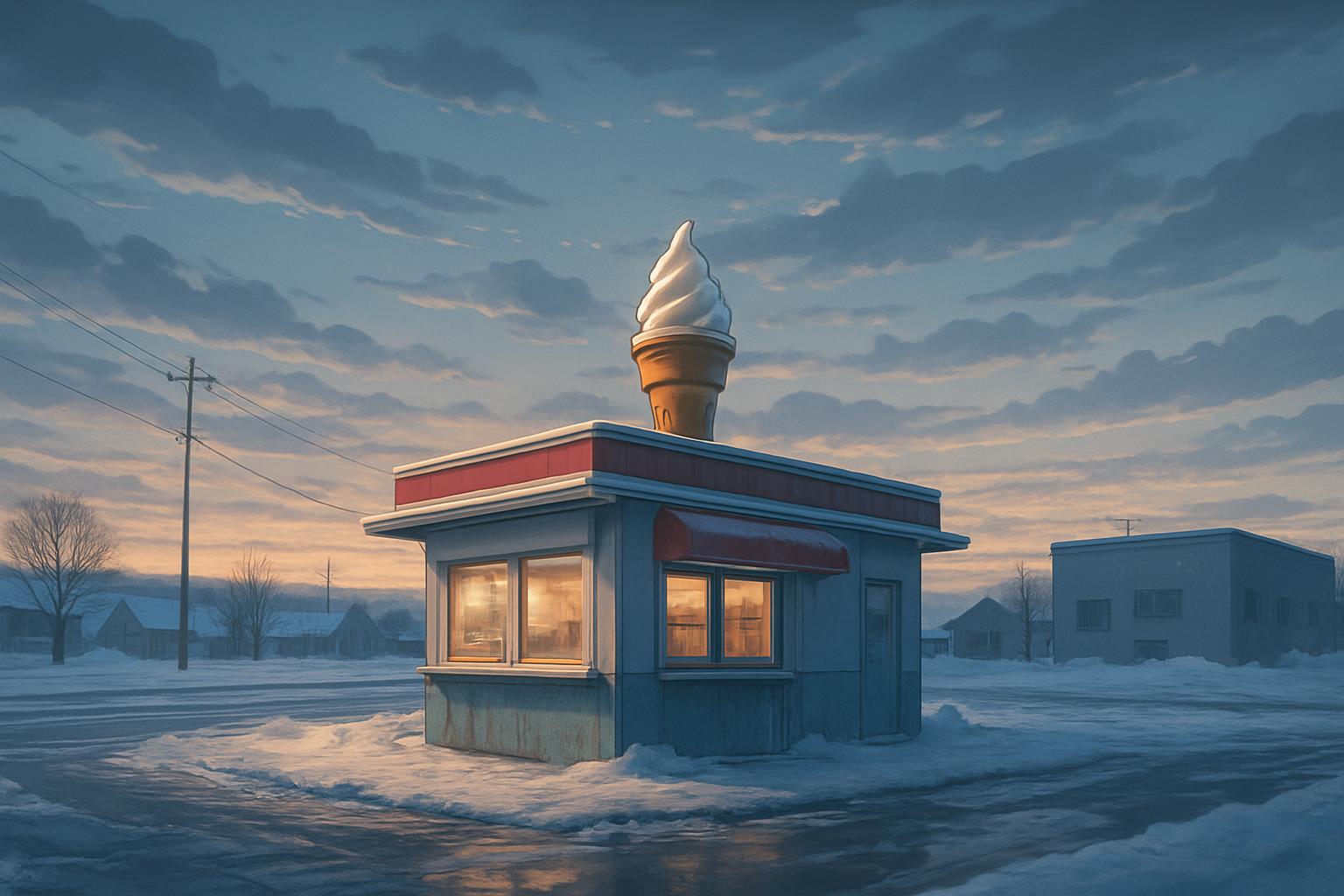 Minnesota's iconic Dairy Queen opens for the season despite winter chill cover