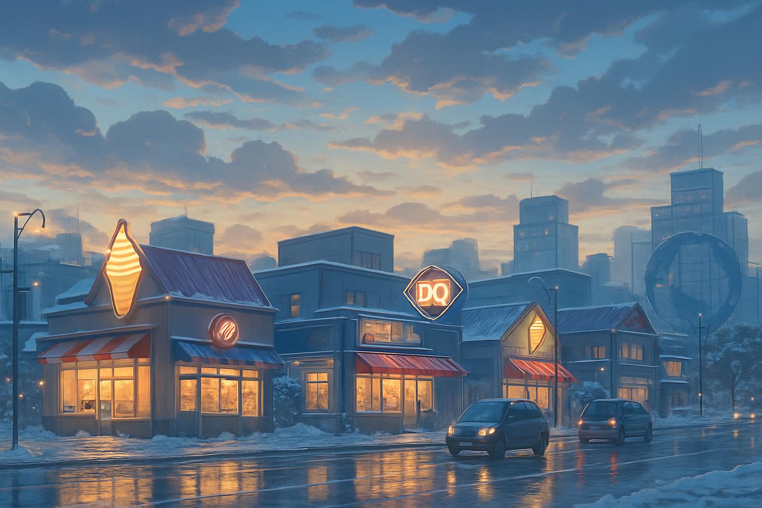 Minnesota's iconic Dairy Queen opens for the season despite winter chill cover