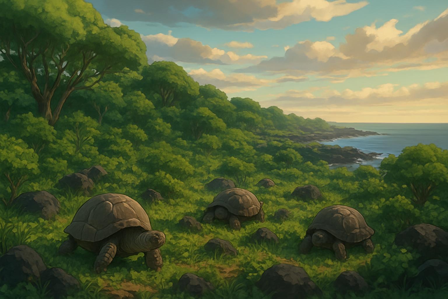 Giant Tortoises Return to Galápagos Island After 200 Years: image