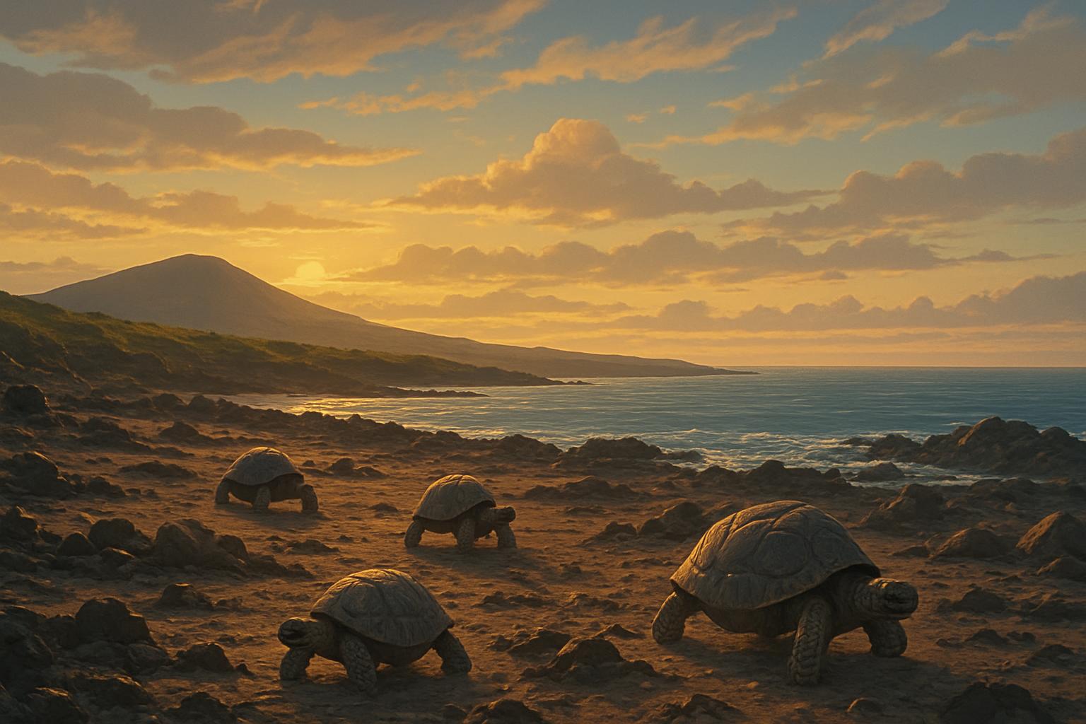 Giant Tortoises Return to Galápagos Island After 200 Years cover