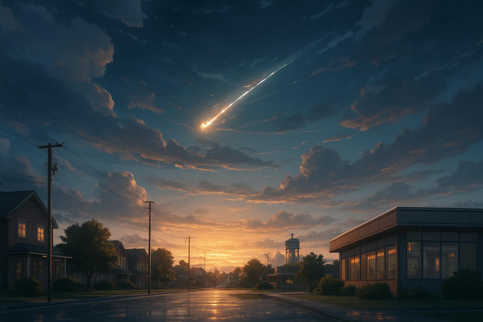 Sonic Boom from Ohio Meteor Explosion: image