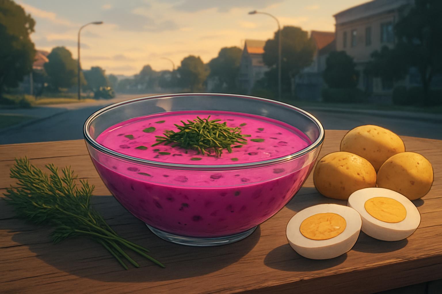 Vilnius Celebrates Cold Beet Soup Festival: image