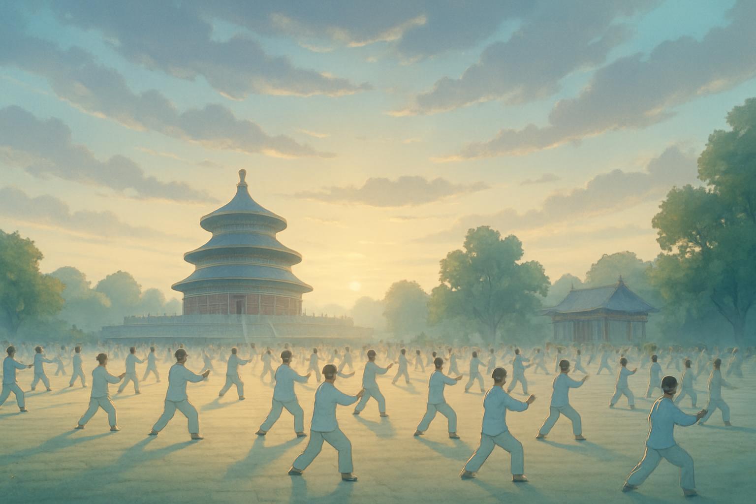 Tai Chi Revives Tradition in Beijing: image