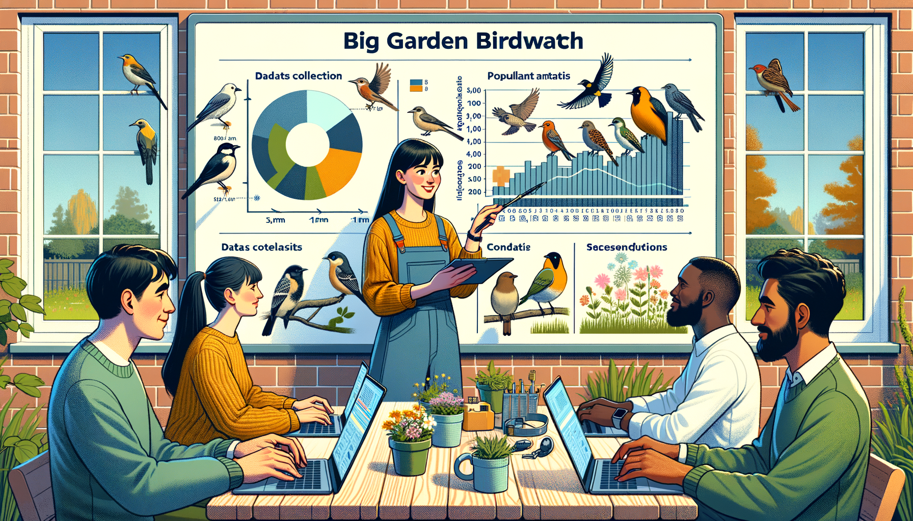 The RSPB's Big Garden Birdwatch: Tracking Birds in UK Gardens: image