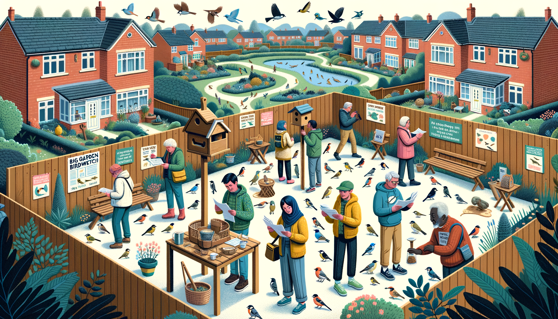The RSPB's Big Garden Birdwatch: Tracking Birds in UK Gardens: image