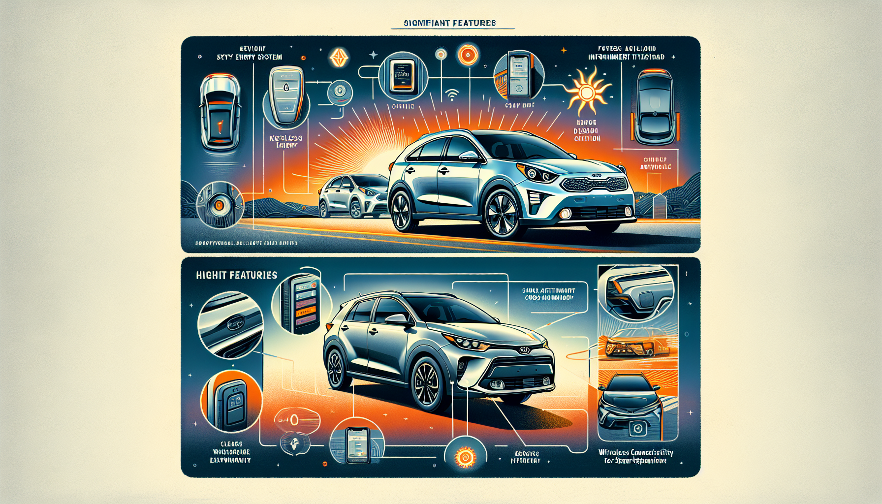 Comparison of Kia Niro and Toyota Corolla Cross Hybrid: image